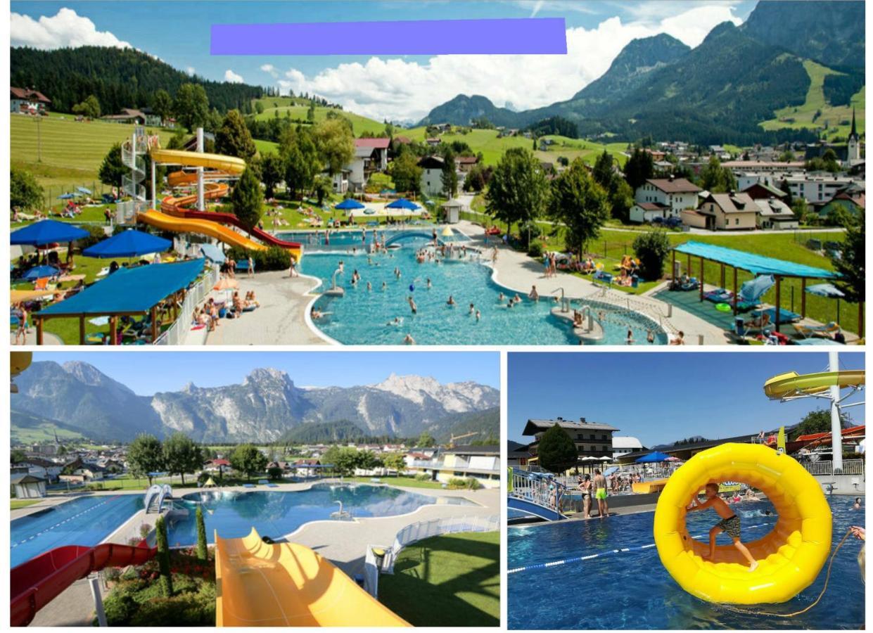 Villa Edelweiss - 3 To 6 Guests - Private Use Of Indoor Pool, Sauna And Garden Terrace Abtenau Buitenkant foto